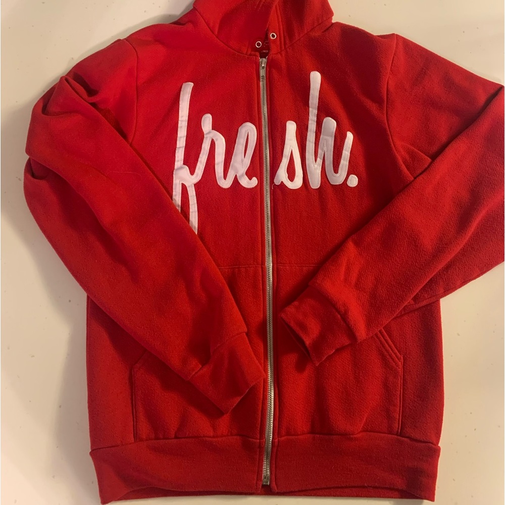 22 Fresh red zip up